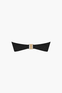 Bandeau Nérée Texturé Noir
