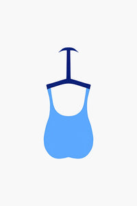 Maillot de Bain Pool Bleus Profonds