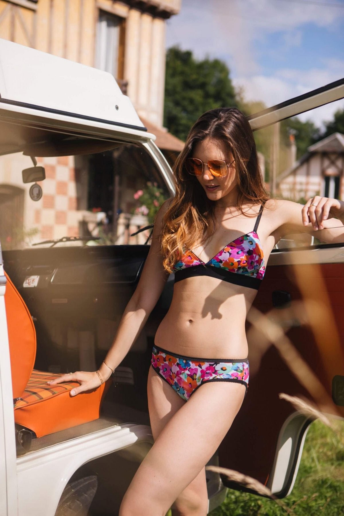 Culotte 70's Fleurs