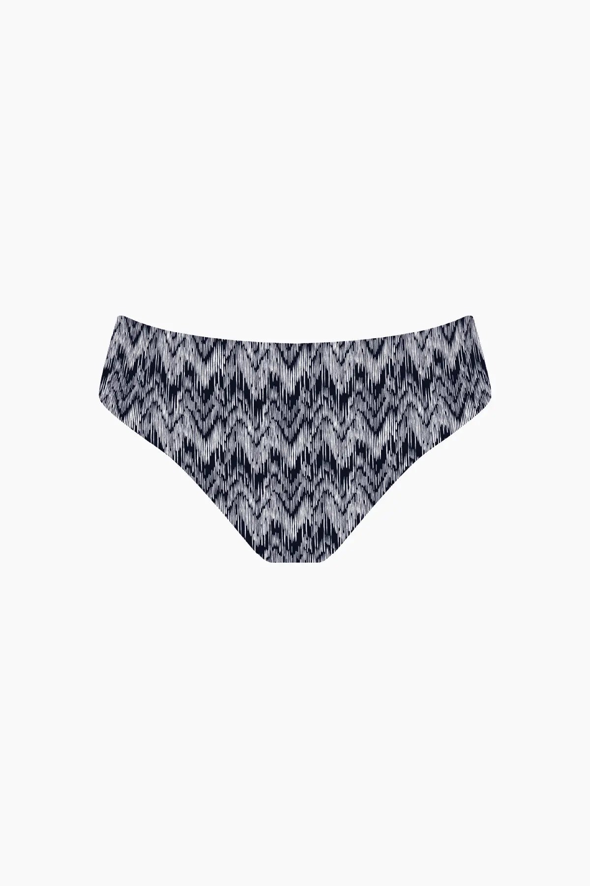 Culotte de Maillot de Bain Nérée Ikat Noir