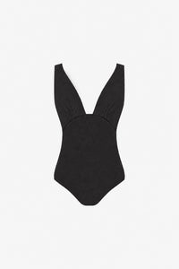 Maillot de Bain Swim Texturé Noir
