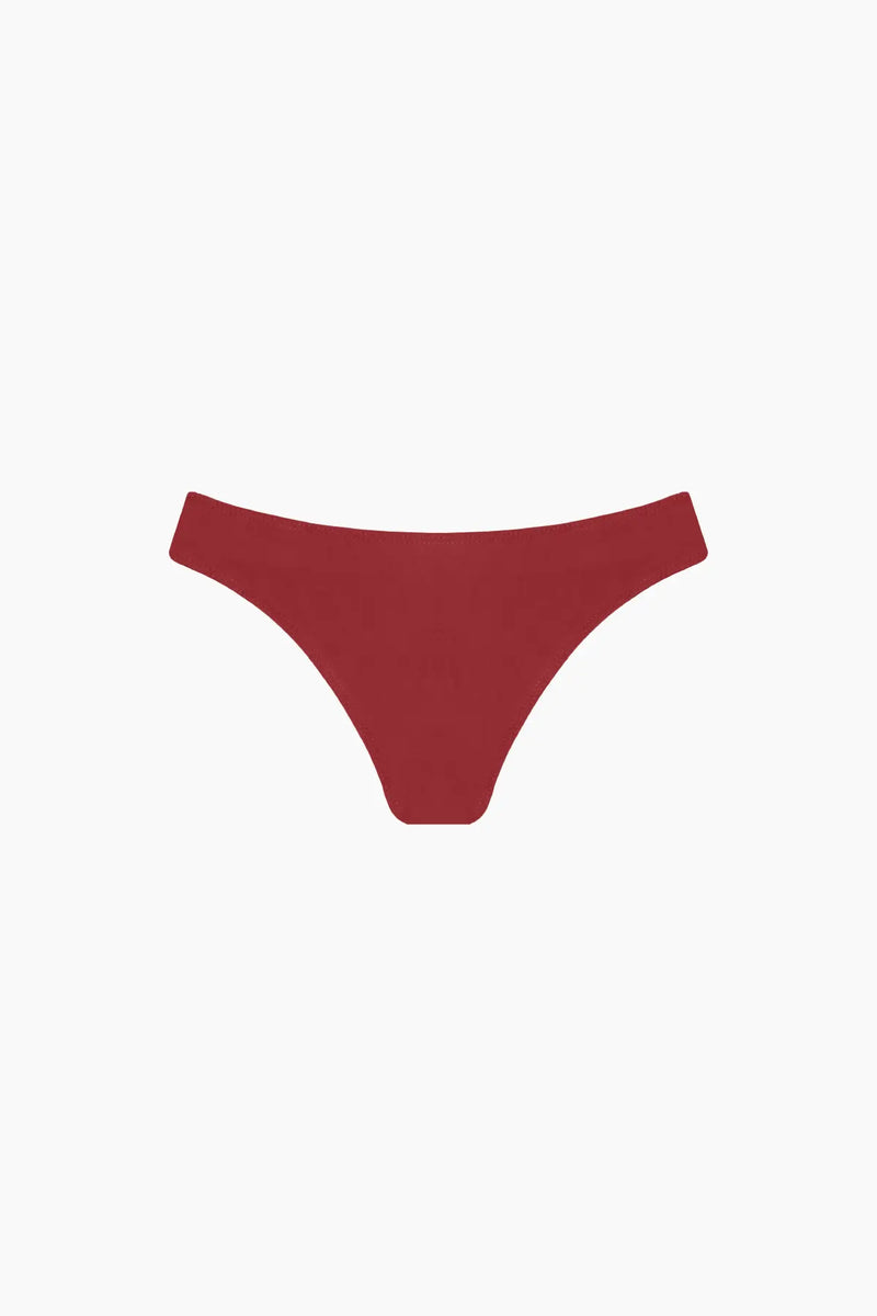Tanga de Maillot de Bain Nérée Terracotta Sienne