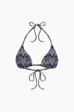 Triangle Coulissant Maillot de Bain Nérée Ikat Noir