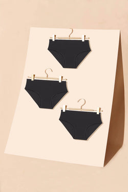 Pack Trio - 3 Shortys Héra Noirs