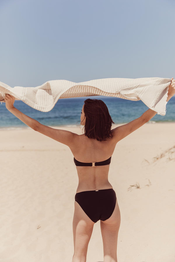 Maillot bandeau noir Réjeanne