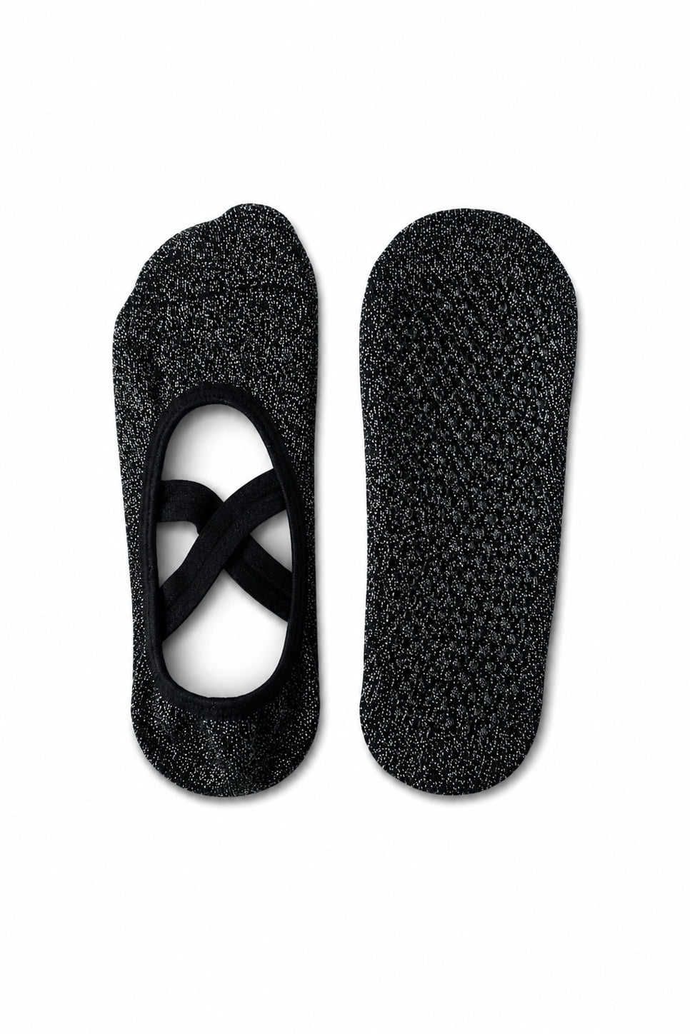 Chaussettes Pailletées Antidérapantes Noir