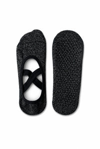 Chaussettes Pailletées Antidérapantes Noir