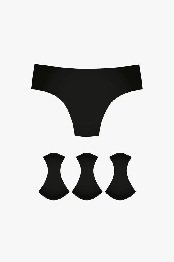 Culotte Artémis et ses protections amovibles