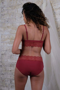 Shorty Anthéia Bordeaux