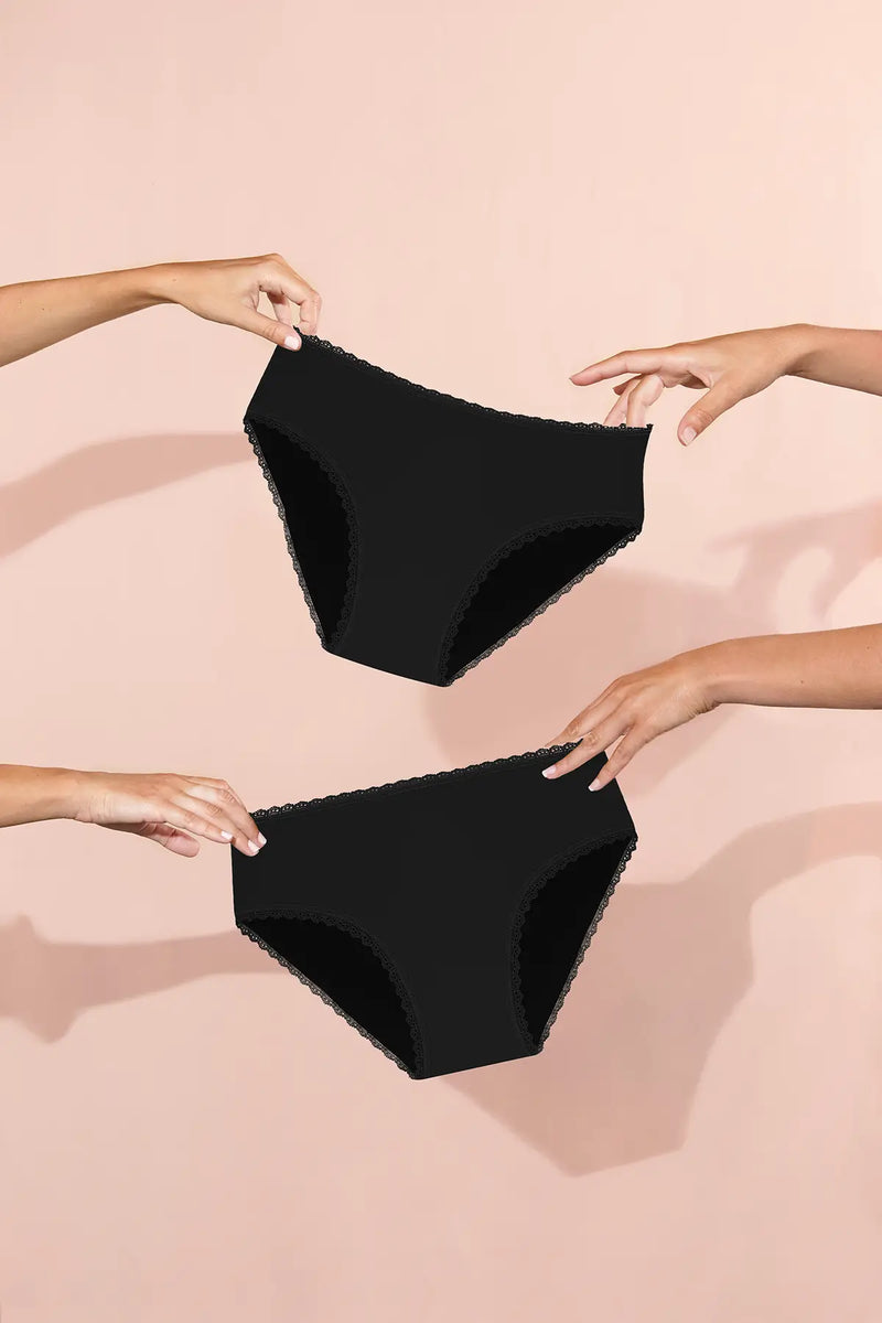 Pack Duo - 2 Shortys Callie Noirs