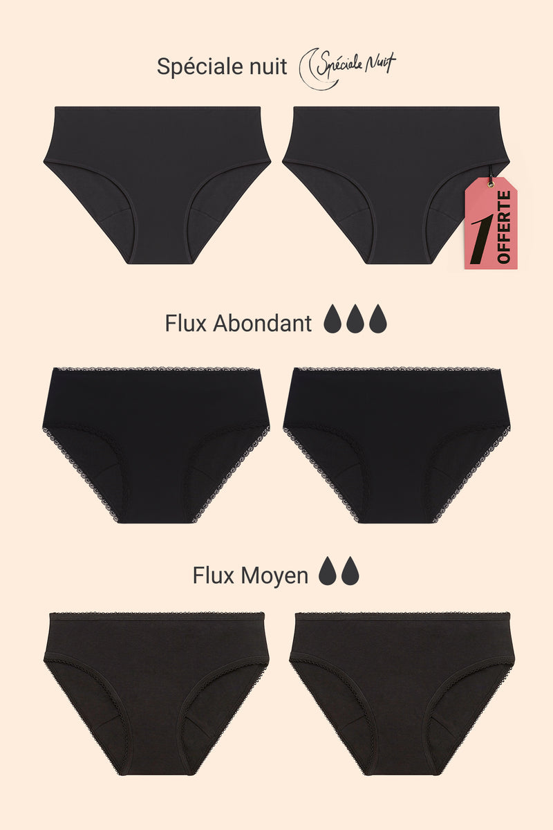Pack de 5 (+1 offerte) - Semaine