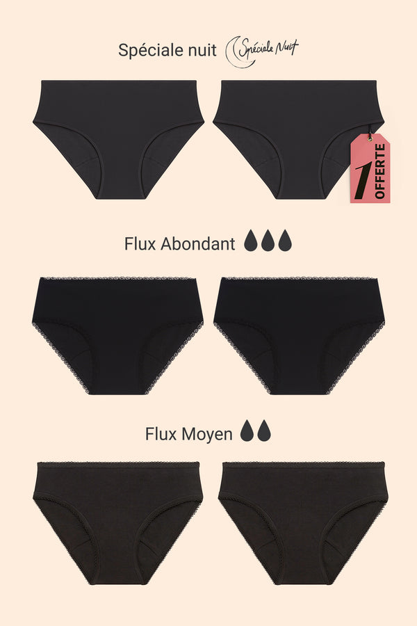 Pack de 5 (+1 offerte) - Semaine