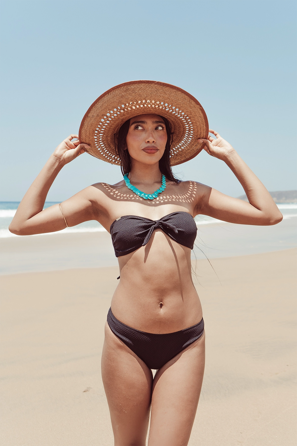 Bandeau Nérée Texturé Noir