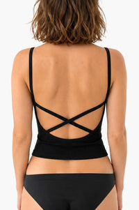 Le Brigitte Bra Top Dos Ballet Noir