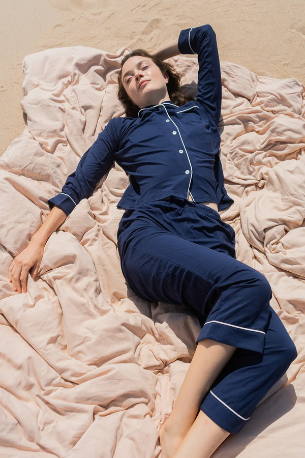 Pantalon de Pyjama Daphne Bleu Marine
