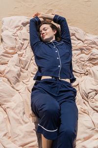 Pantalon de Pyjama Daphne Bleu Marine
