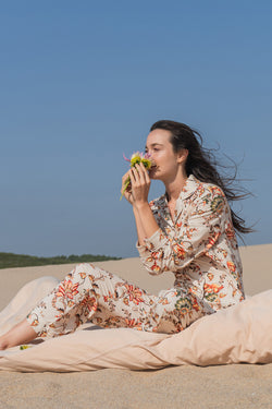 Ensemble Pyjama Daphne Ivory Bloom