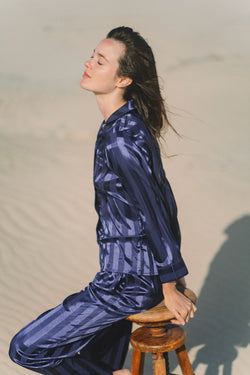 Ensemble Pyjama Francesca Bleu Marine
