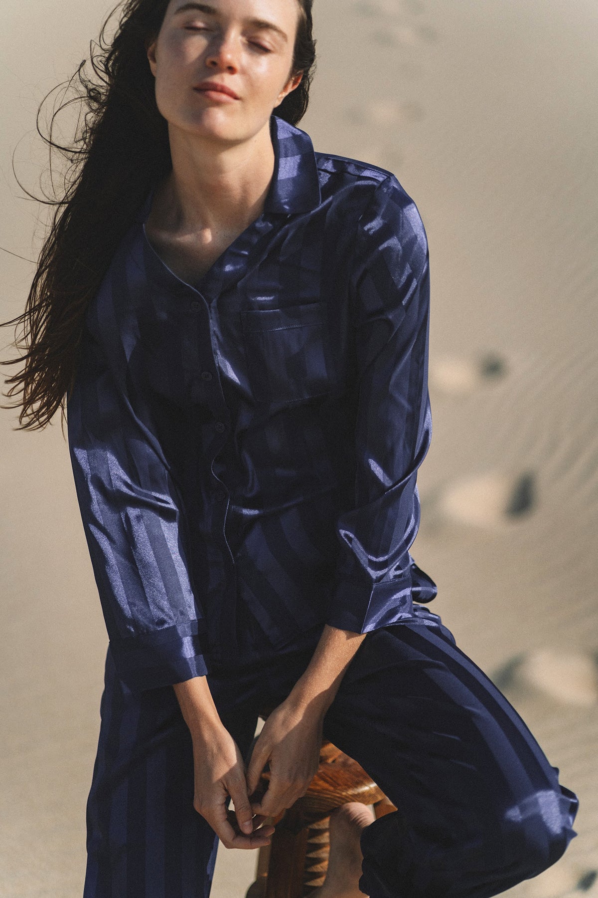 Ensemble Pyjama Francesca Bleu Marine