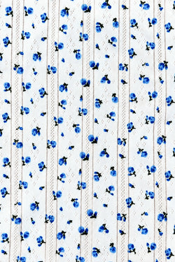 Bas Pointelle Hyacinth Bluebell