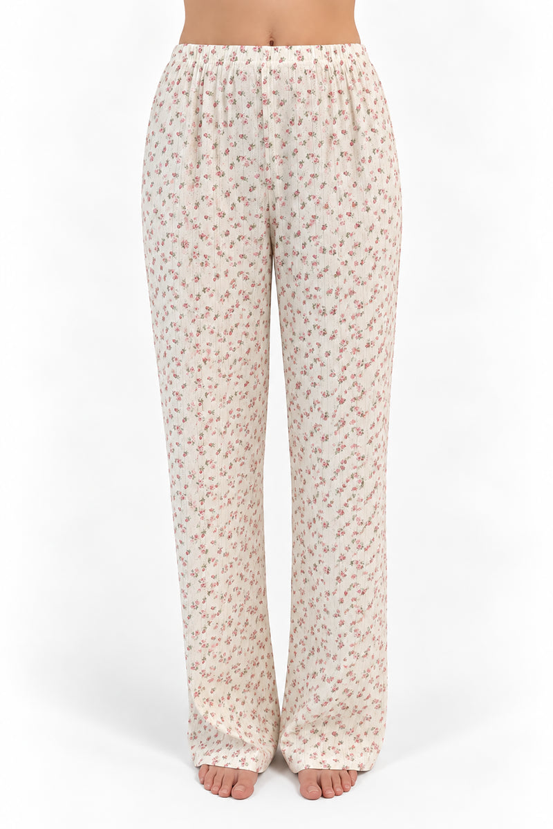 Bas Pointelle Hyacinth Wild Rose