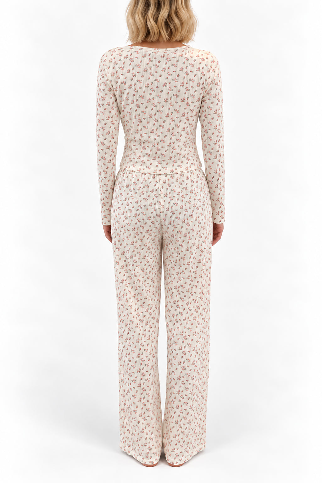 Bas Pointelle Hyacinth Wild Rose
