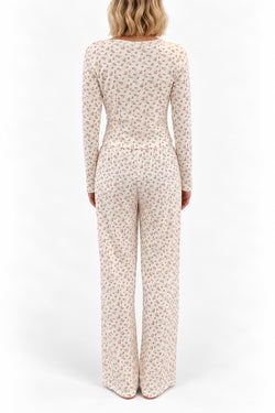 Bas Pointelle Hyacinth Wild Rose
