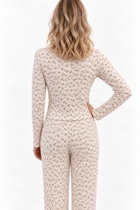 Top Pointelle Hyacinth Wild Rose