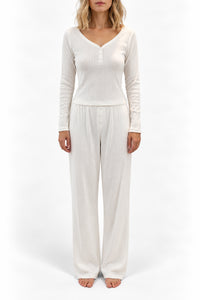 Bas Pointelle Penelope White