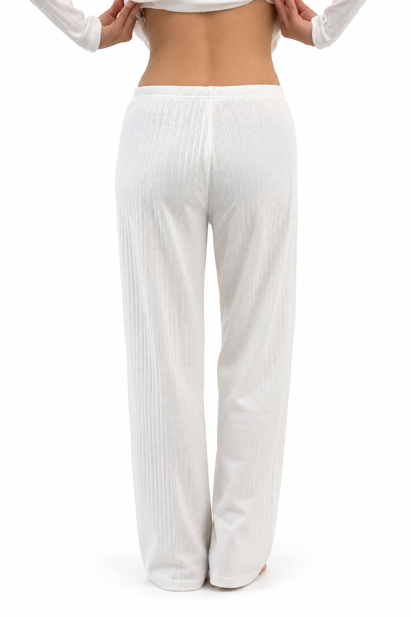 Bas Pointelle Penelope White