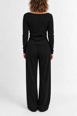 Bas Pointelle Penelope Black