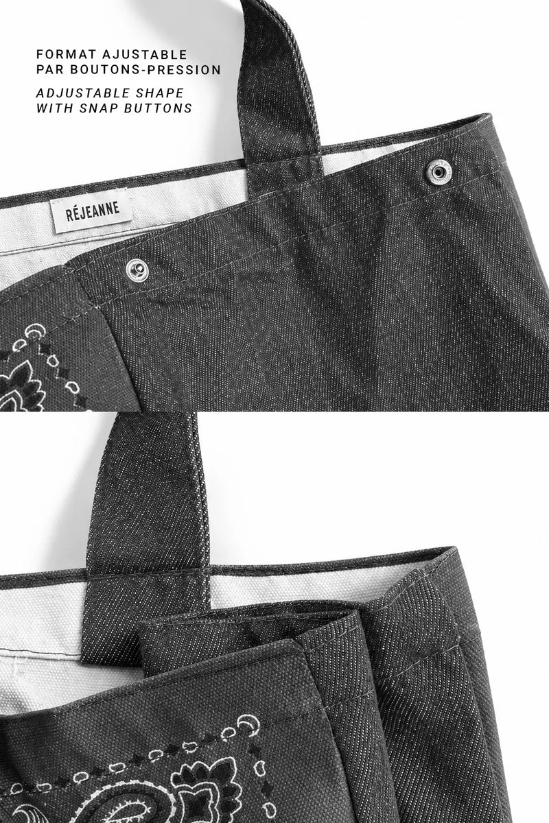 Sac Cabas Bandana All Black