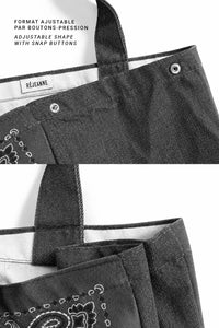Sac Cabas Bandana All Black