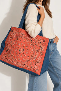 Sac Cabas Toffee Bandana