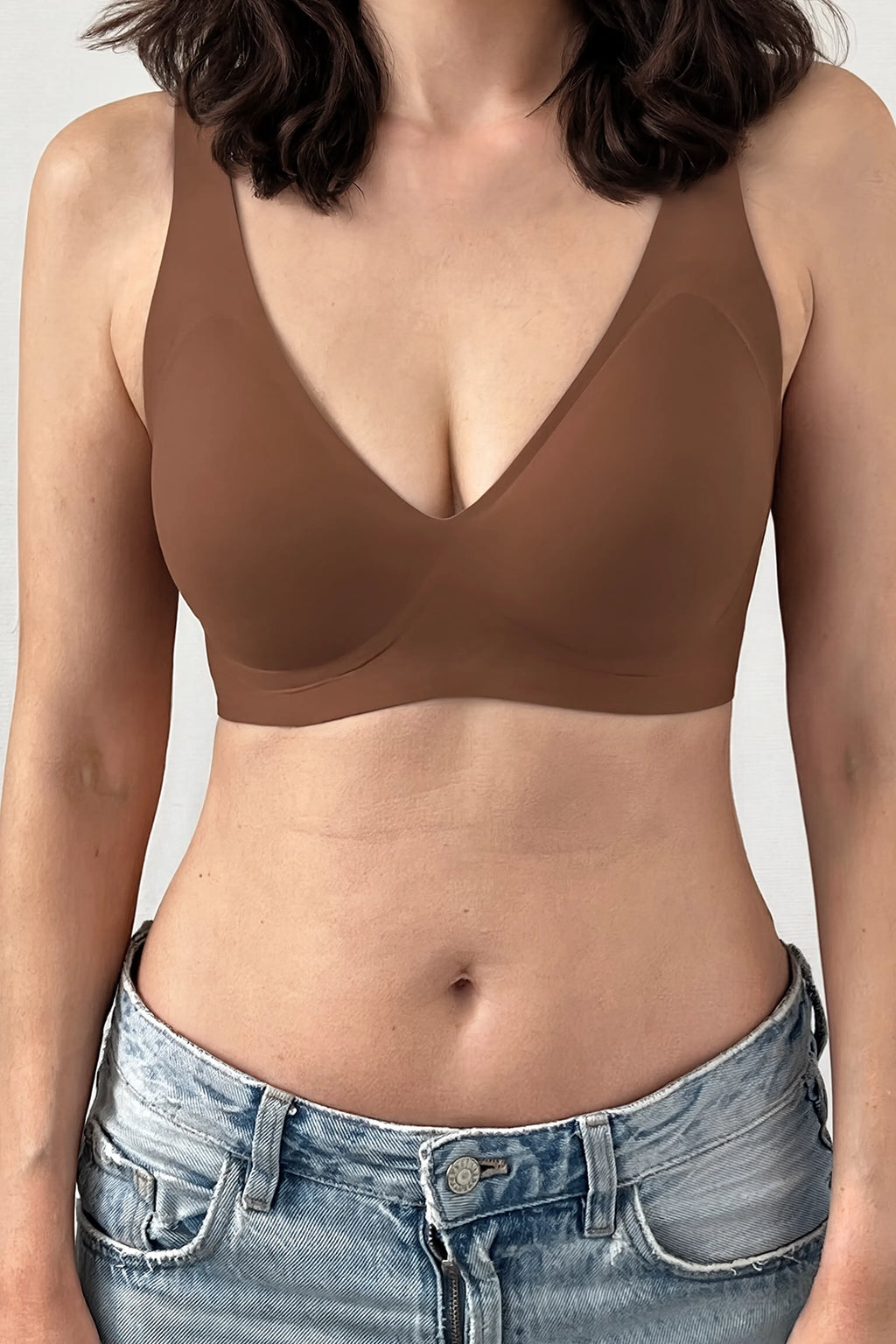 Soutien-Gorge Brassière Galbe Marron