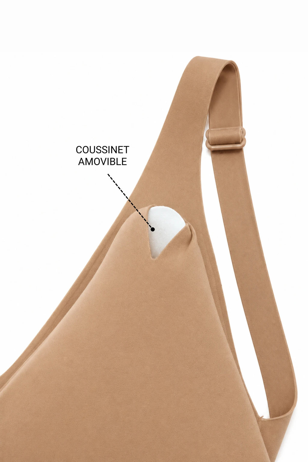 Brassière Invisible Repulpante Plume Sienne