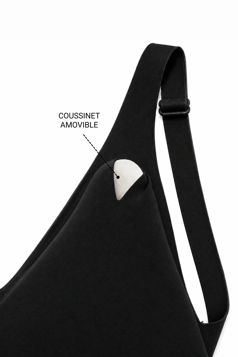 Brassière Invisible Repulpante Plume Noir
