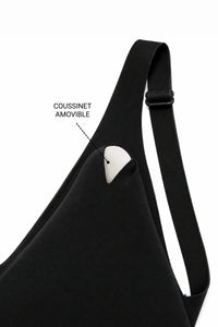 Brassière Invisible Repulpante Plume Noir