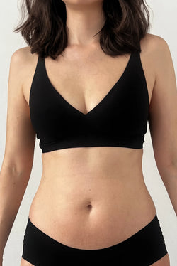 Soutien-Gorge Brassière Plume Noir