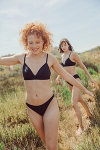 Callie Black Triangle Bra