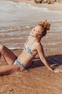 Culotte de Maillot de Bain Nérée Ikat Noir